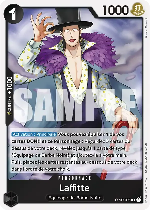 Laffitte — carte One Piece TCG OP09-095 (Les Nouveaux Empereurs)