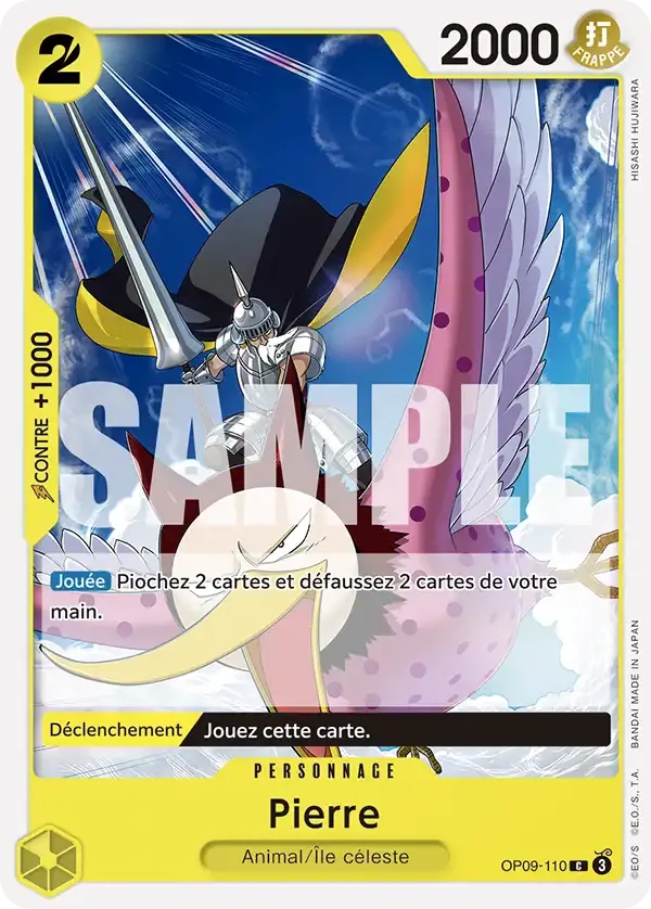 Pierre — carte One Piece TCG OP09-110 (Les Nouveaux Empereurs)