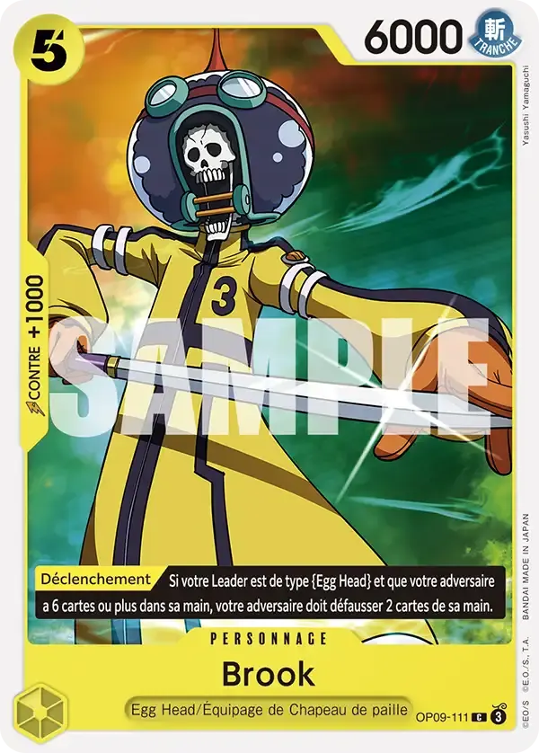 Brook — carte One Piece TCG OP09-111 (Les Nouveaux Empereurs)