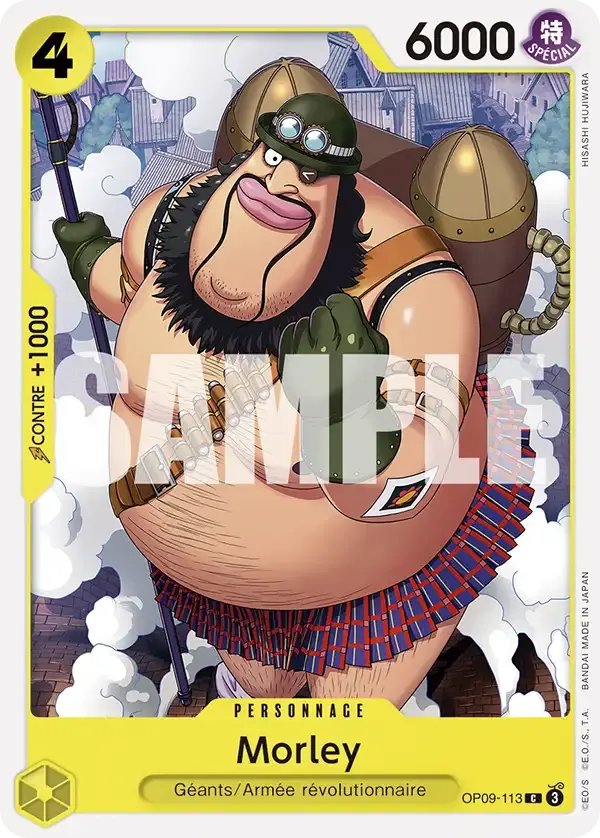 Morley — carte One Piece TCG OP09-113 (Les Nouveaux Empereurs)