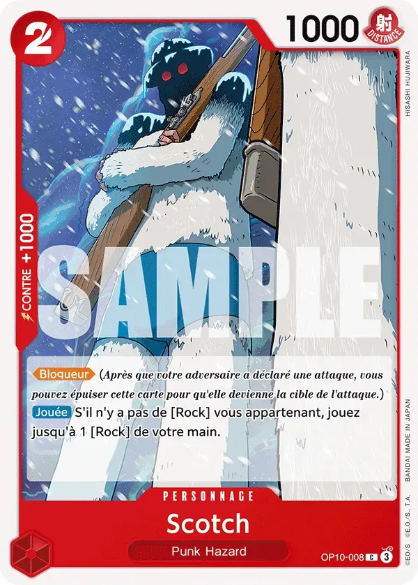 Scotch — carte One Piece TCG OP10-008 (Sang Royal)