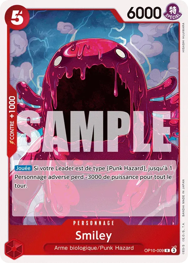 Smiley — carte One Piece TCG OP10-009 (Sang Royal)