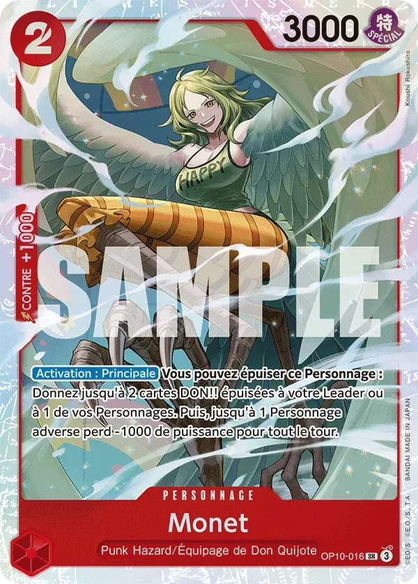Monet — carte One Piece TCG OP10-016 (Sang Royal)