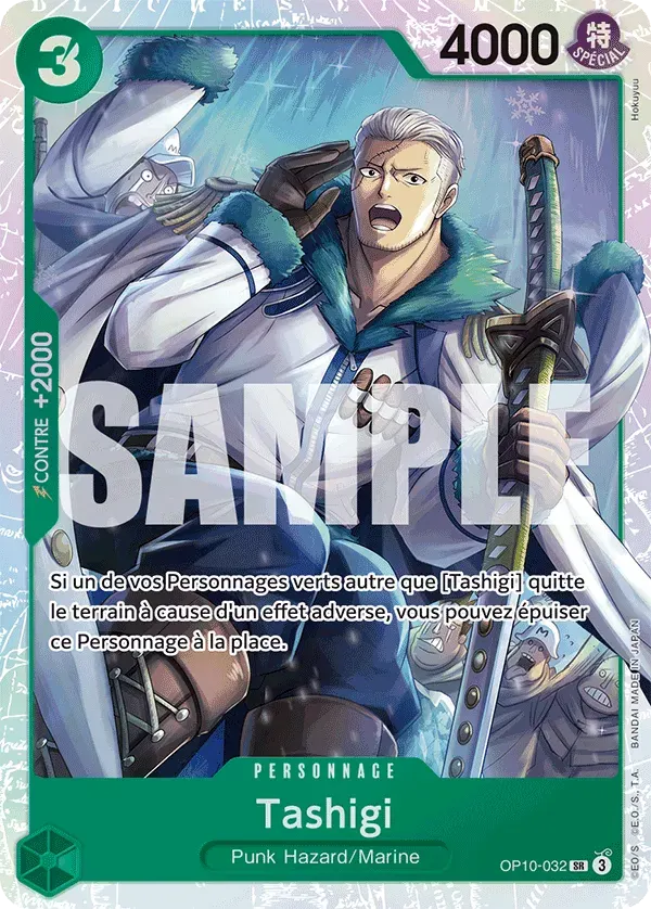 Tashigi — carte One Piece TCG OP10-032 (Sang Royal)