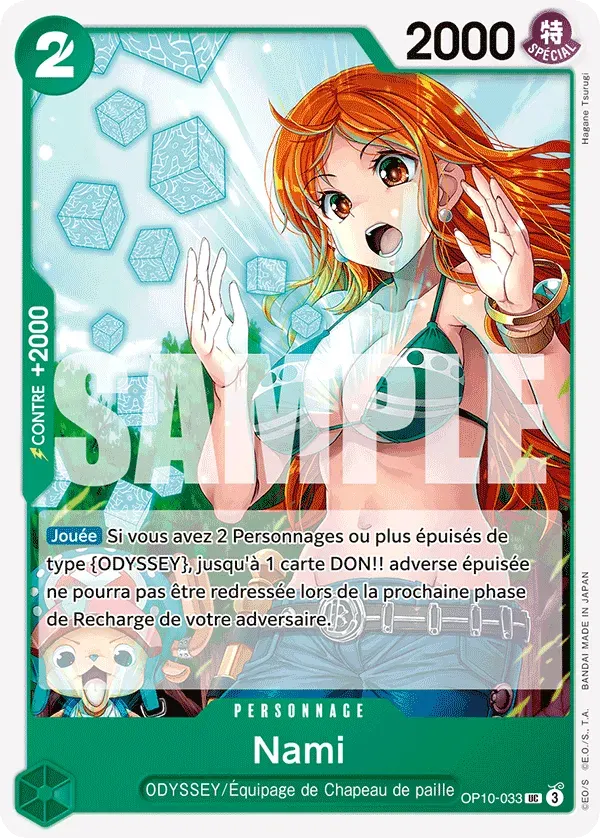 Nami — carte One Piece TCG OP10-033 (Sang Royal)