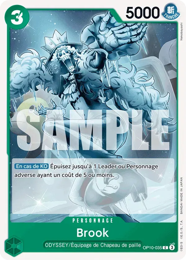 Brook — carte One Piece TCG OP10-035 (Sang Royal)