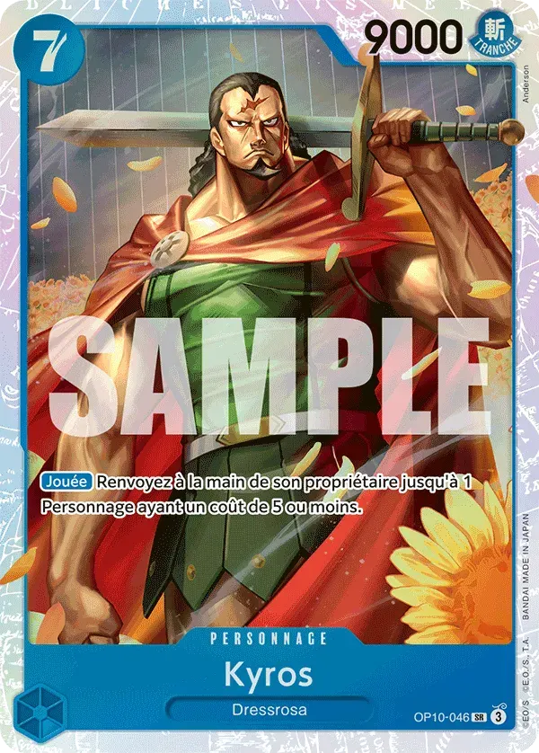 Kyros — carte One Piece TCG OP10-046 (Sang Royal)