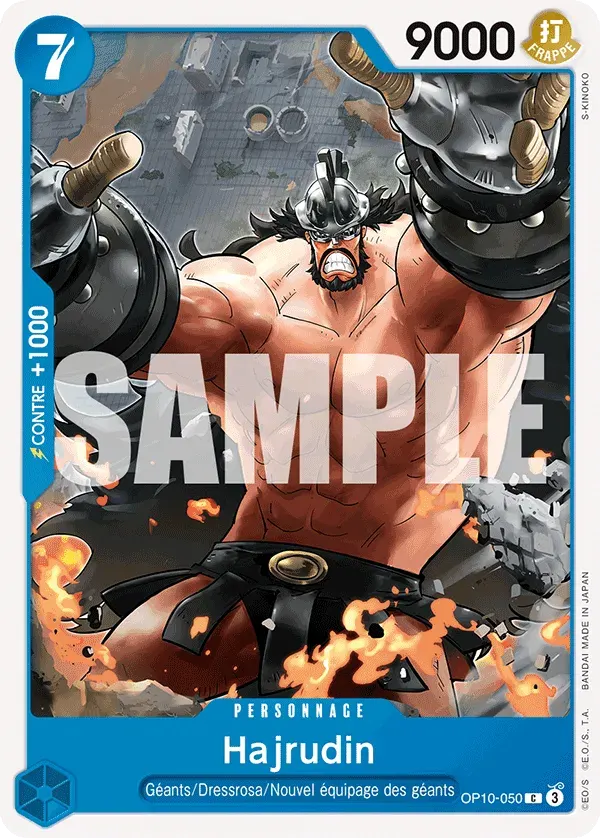 Hajrudin — carte One Piece TCG OP10-050 (Sang Royal)