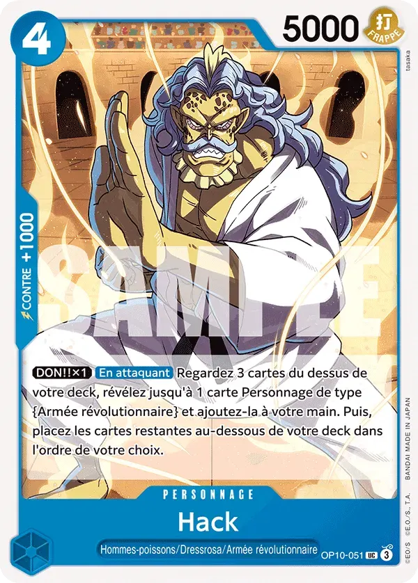 Hack — carte One Piece TCG OP10-051 (Sang Royal)