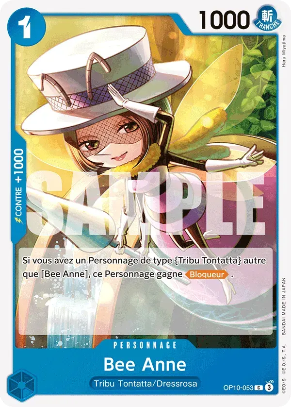 Bee Anne — carte One Piece TCG OP10-053 (Sang Royal)