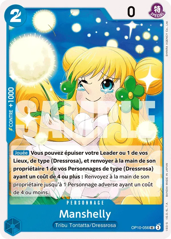 Manshelly — carte One Piece TCG OP10-056 (Sang Royal)