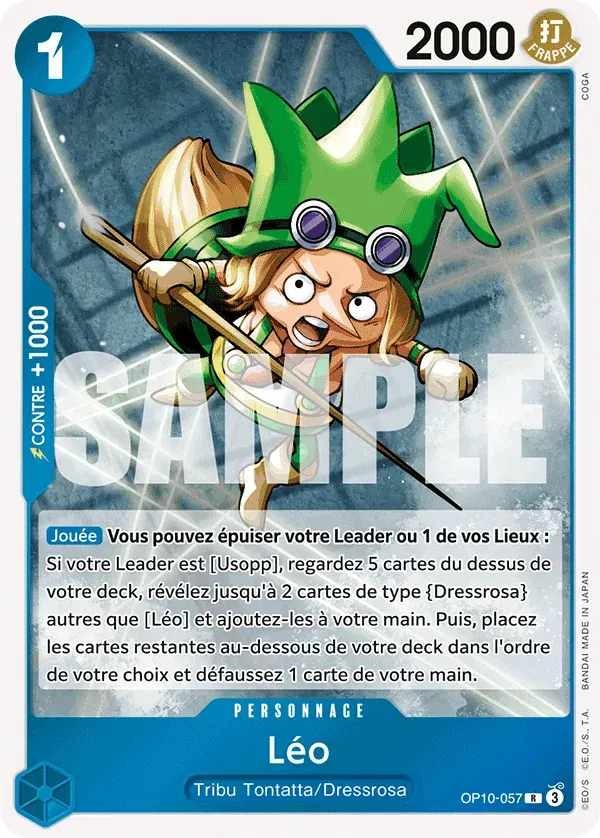 Léo — carte One Piece TCG OP10-057 (Sang Royal)