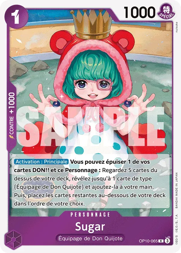 Sugar — carte One Piece TCG OP10-065 (Sang Royal)
