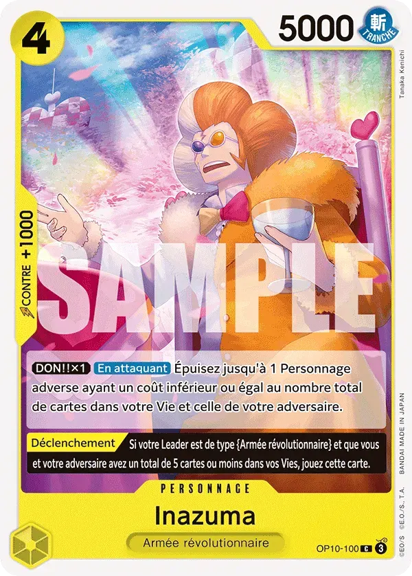 Inazuma — carte One Piece TCG OP10-100 (Sang Royal)