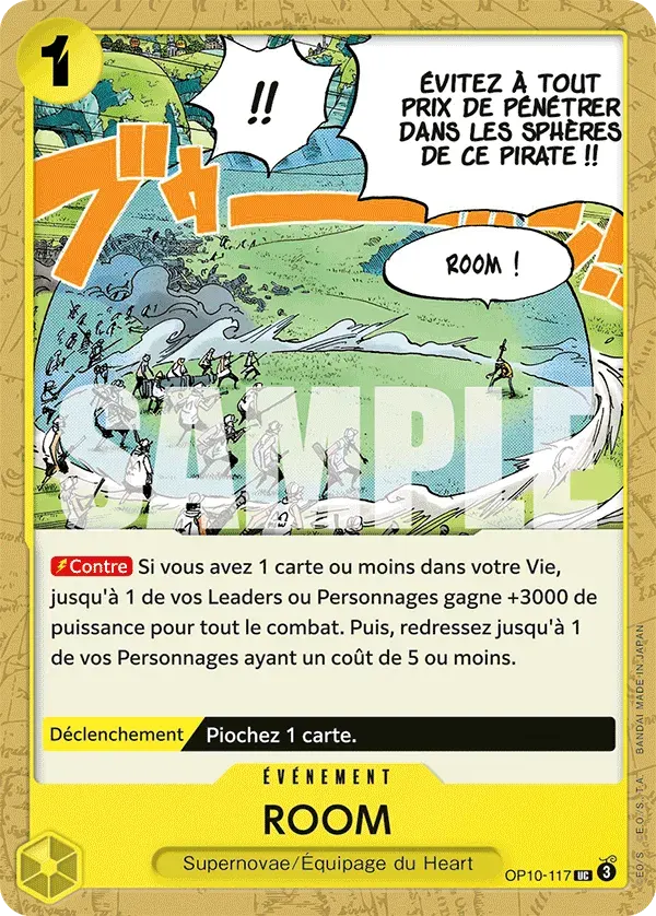ROOM — carte One Piece TCG OP10-117 (Sang Royal)