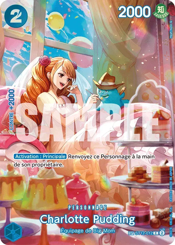 Charlotte Pudding — carte One Piece TCG ST12-012 (Sang Royal)