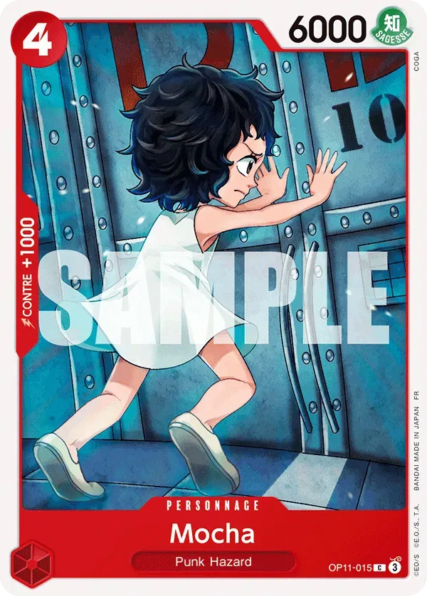 Mocha — carte One Piece TCG OP11-015 (Des Poings Vifs Comme l’Éclair)