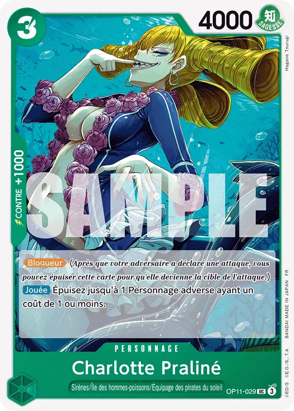Charlotte Praliné — carte One Piece TCG OP11-029 (Des Poings Vifs Comme l’Éclair)