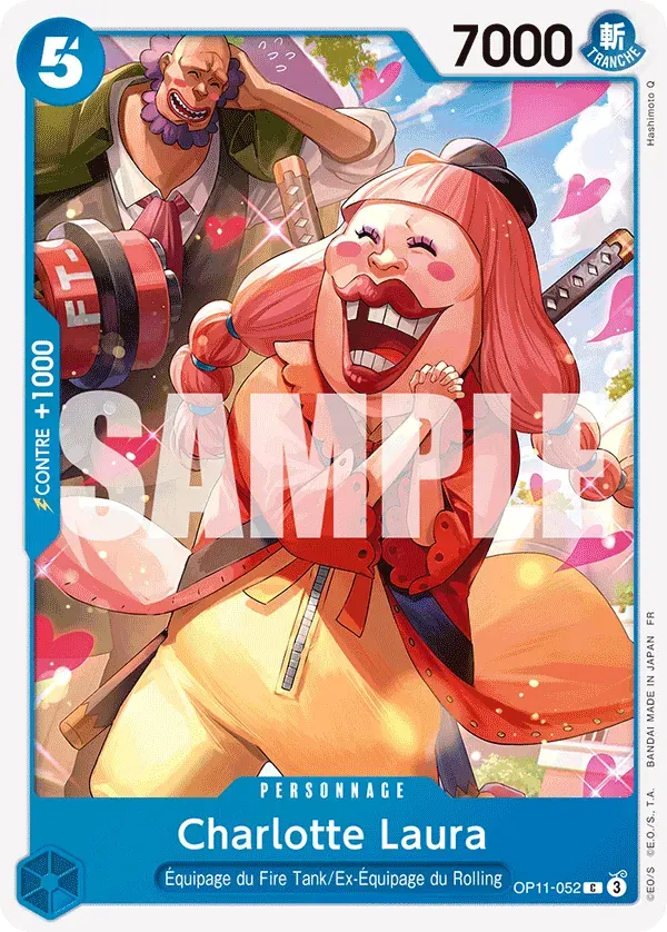 Charlotte Laura — carte One Piece TCG OP11-052 (Des Poings Vifs Comme l’Éclair)