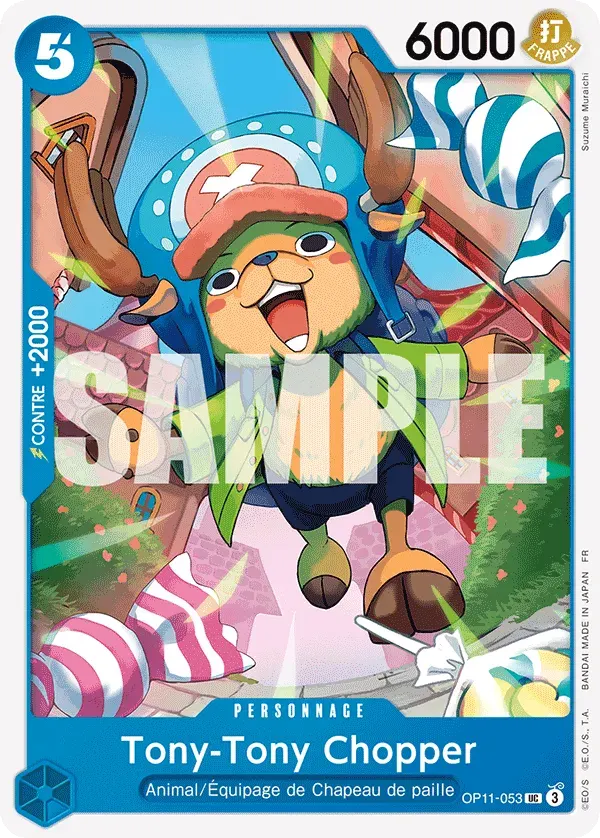 Tony-Tony Chopper — carte One Piece TCG OP11-053 (Des Poings Vifs Comme l’Éclair)