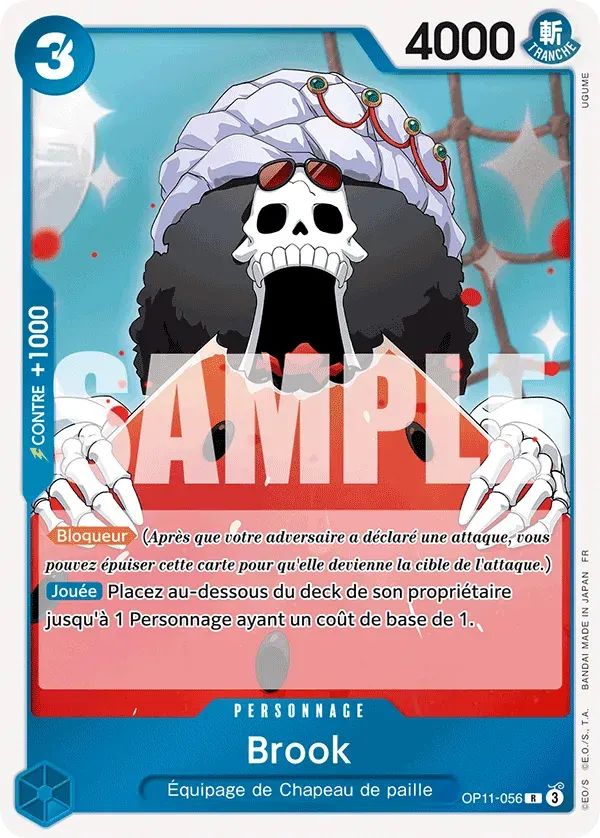 Brook — carte One Piece TCG OP11-056 (Des Poings Vifs Comme l’Éclair)