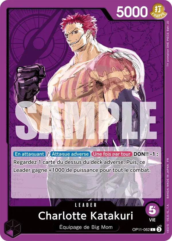 Charlotte Katakuri — carte One Piece TCG OP11-062 (Des Poings Vifs Comme l’Éclair)