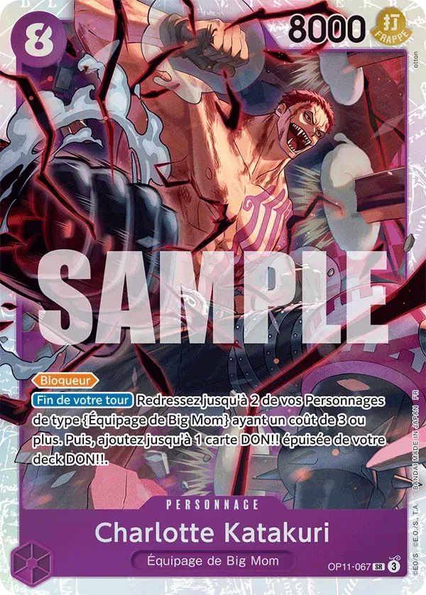 Charlotte Katakuri — carte One Piece TCG OP11-067 (Des Poings Vifs Comme l’Éclair)