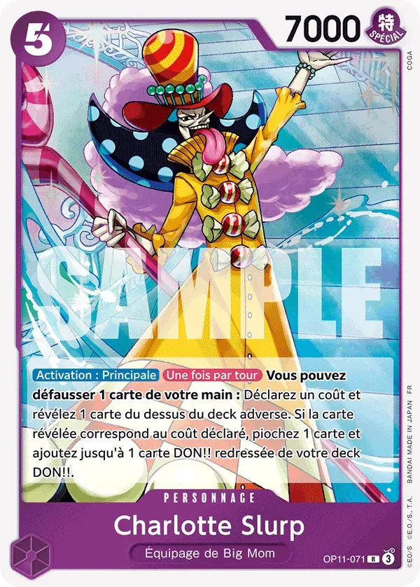 Charlotte Slurp — carte One Piece TCG OP11-071 (Des Poings Vifs Comme l’Éclair)