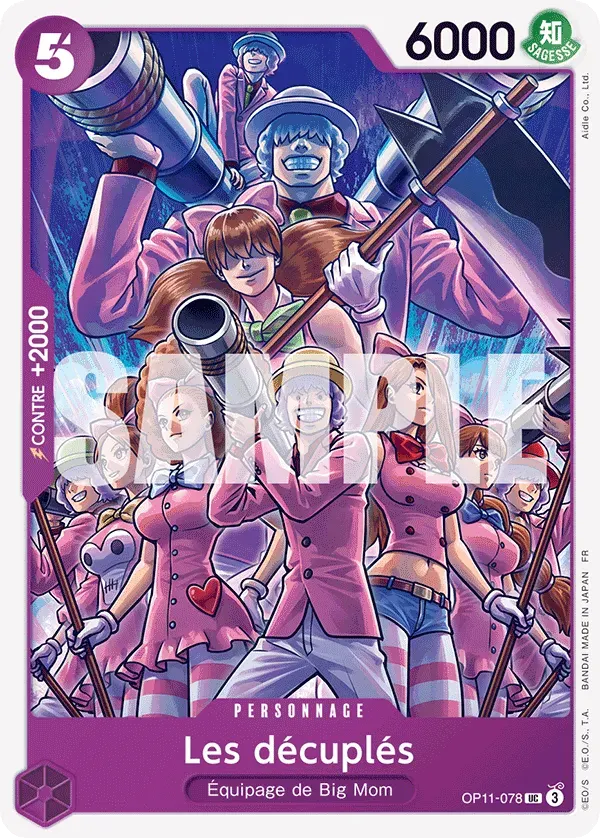 Les décuplés — carte One Piece TCG OP11-078 (Des Poings Vifs Comme l’Éclair)