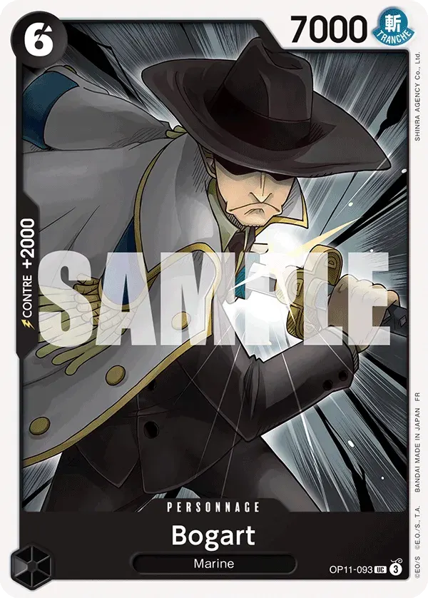 Bogart — carte One Piece TCG OP11-093 (Des Poings Vifs Comme l’Éclair)