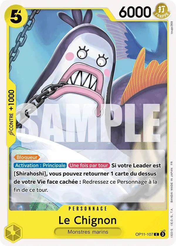 Le Chignon — carte One Piece TCG OP11-107 (Des Poings Vifs Comme l’Éclair)