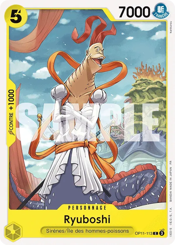 Ryuboshi — carte One Piece TCG OP11-113 (Des Poings Vifs Comme l’Éclair)
