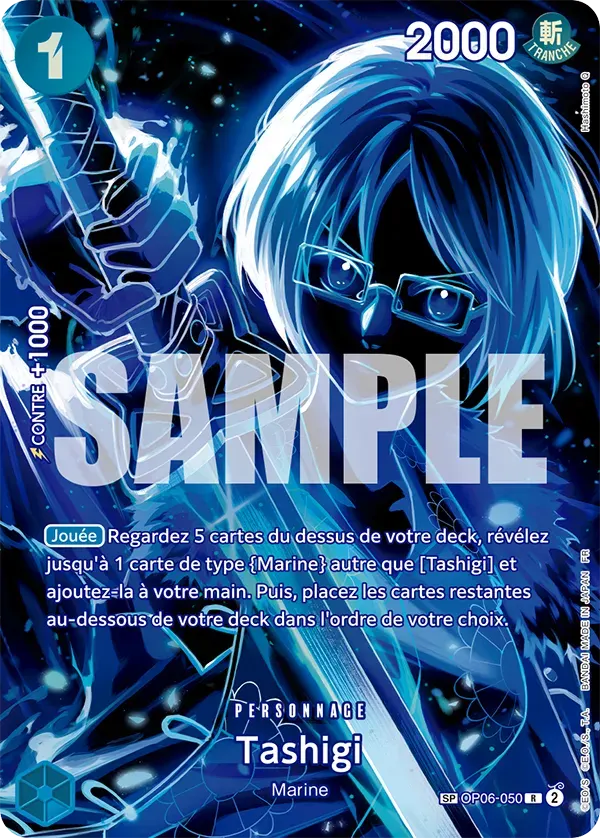Tashigi — carte One Piece TCG OP06-050 (L'Héritage du Maître)