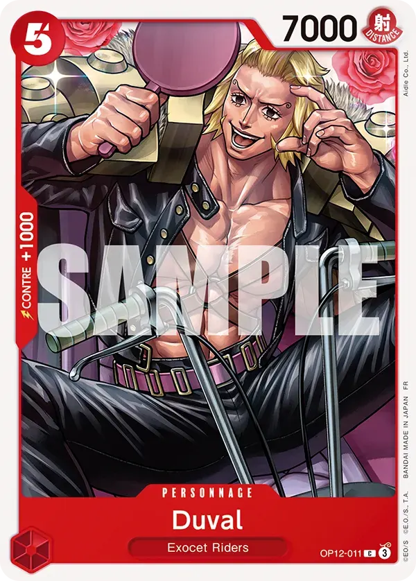 Duval — carte One Piece TCG OP12-011 (L'Héritage du Maître)