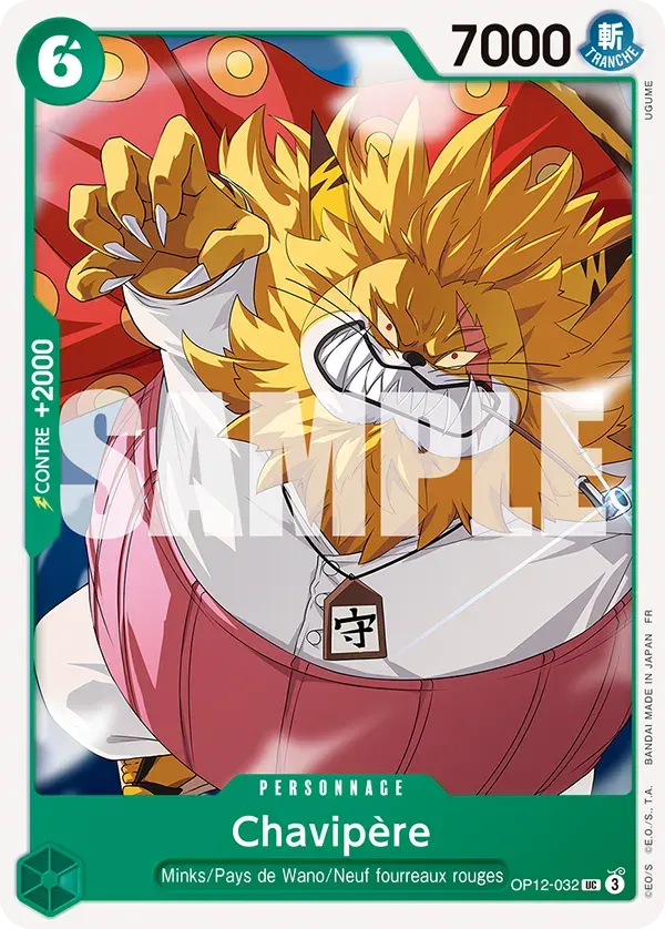 Chavipère — carte One Piece TCG OP12-032 (L'Héritage du Maître)