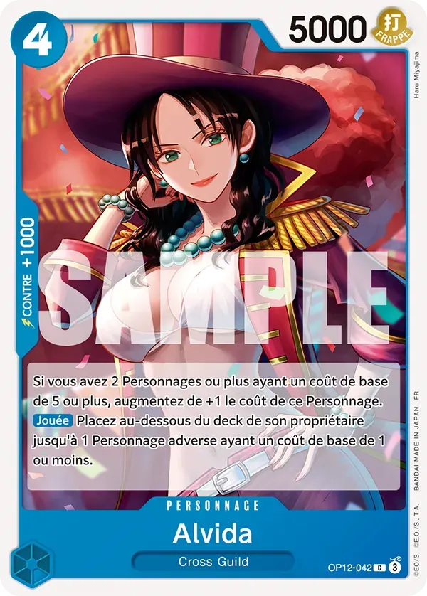 Alvida — carte One Piece TCG OP12-042 (L'Héritage du Maître)