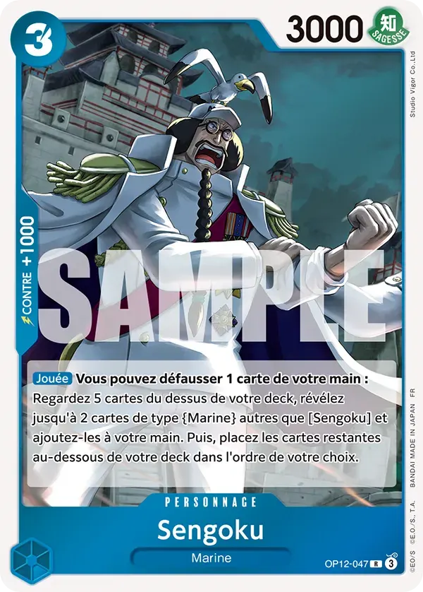 Sengoku — carte One Piece TCG OP12-047 (L'Héritage du Maître)