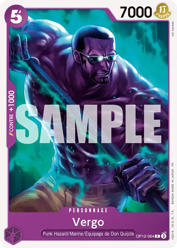 Vergo — carte One Piece TCG OP12-064 (L'Héritage du Maître)