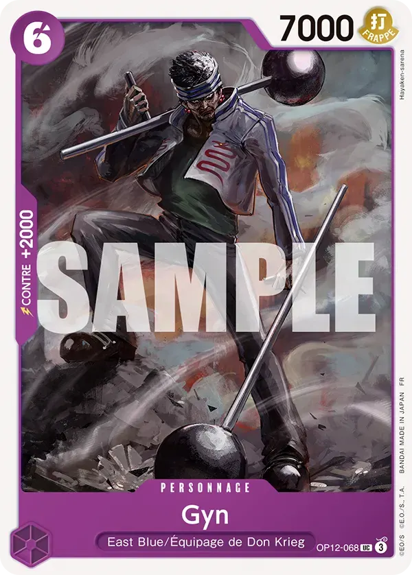 Gyn — carte One Piece TCG OP12-068 (L'Héritage du Maître)