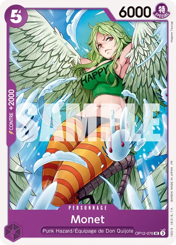 Monet — carte One Piece TCG OP12-076 (L'Héritage du Maître)