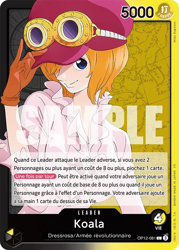 Koala — carte One Piece TCG OP12-081 (L'Héritage du Maître)