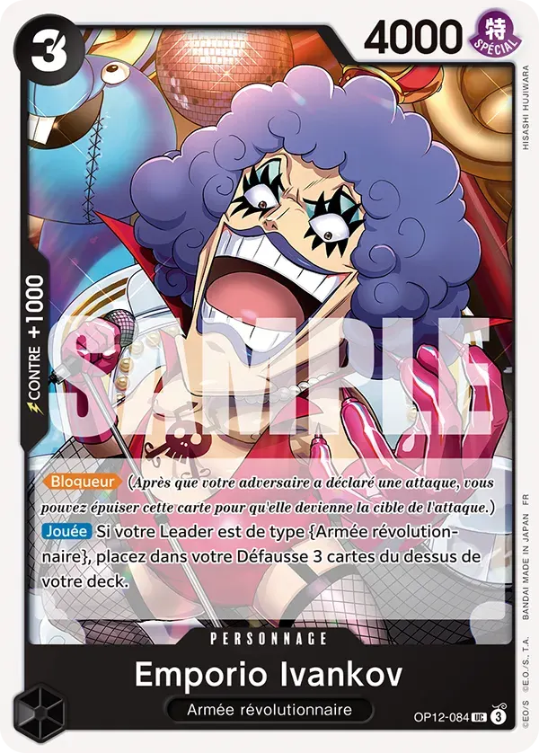 Emporio Ivankov — carte One Piece TCG OP12-084 (L'Héritage du Maître)