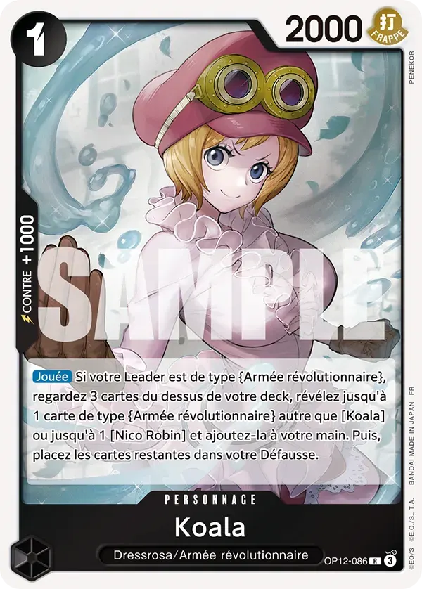 Koala — carte One Piece TCG OP12-086 (L'Héritage du Maître)