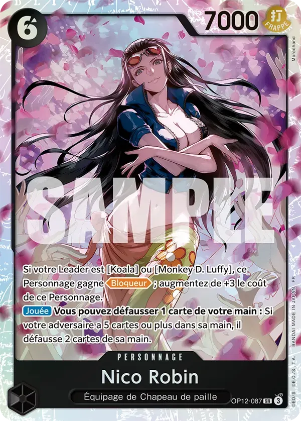 Nico Robin — carte One Piece TCG OP12-087 (L'Héritage du Maître)