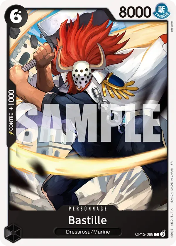 Bastille — carte One Piece TCG OP12-088 (L'Héritage du Maître)