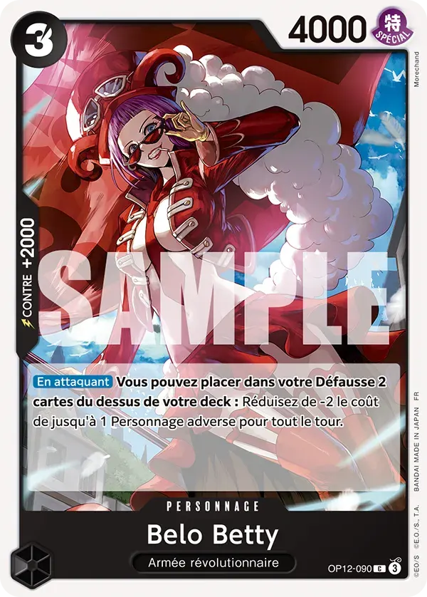Belo Betty — carte One Piece TCG OP12-090 (L'Héritage du Maître)