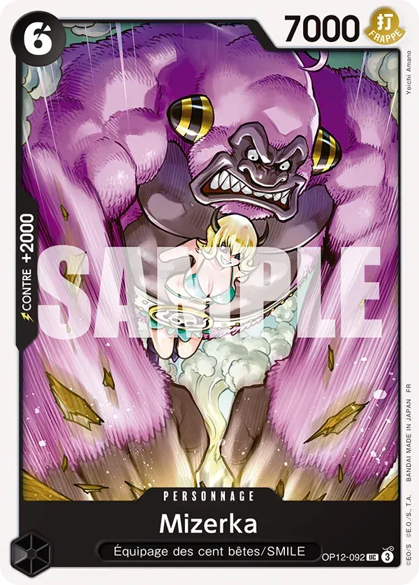 Mizerka — carte One Piece TCG OP12-092 (L'Héritage du Maître)