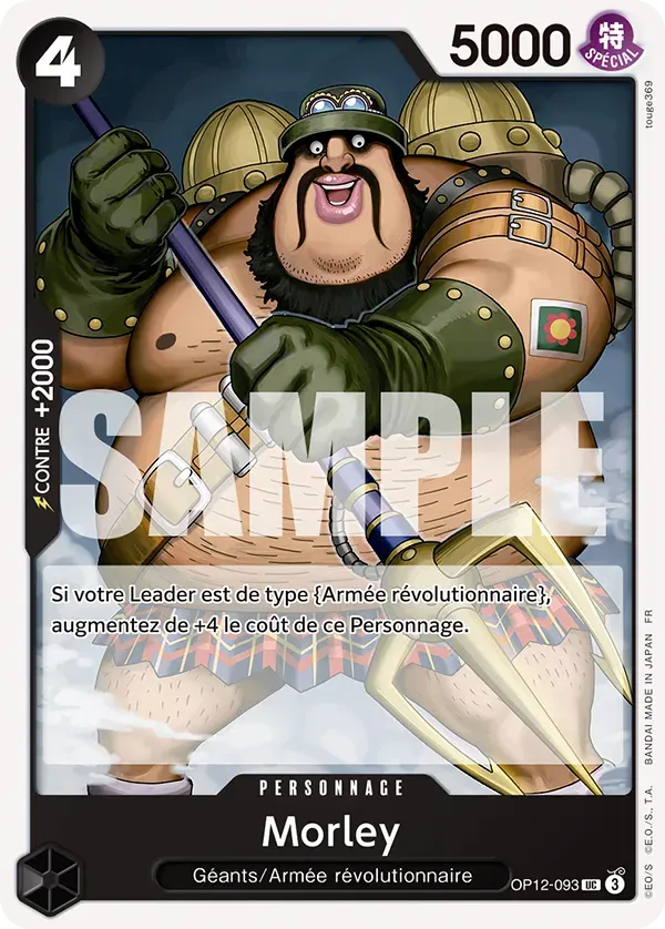 Morley — carte One Piece TCG OP12-093 (L'Héritage du Maître)