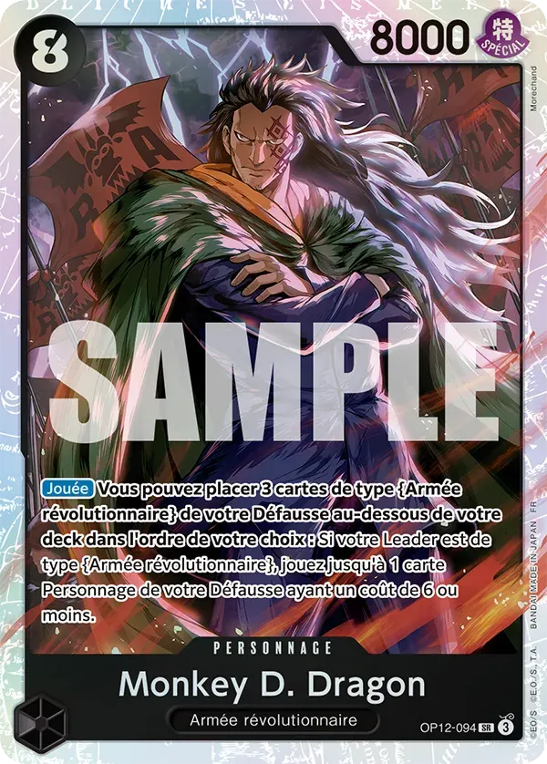 Monkey D. Dragon — carte One Piece TCG OP12-094 (L'Héritage du Maître)