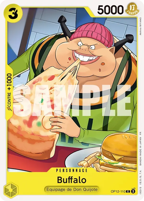 Buffalo — carte One Piece TCG OP12-110 (L'Héritage du Maître)